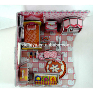 DIY educational toy 3D puzzle handmade for kids